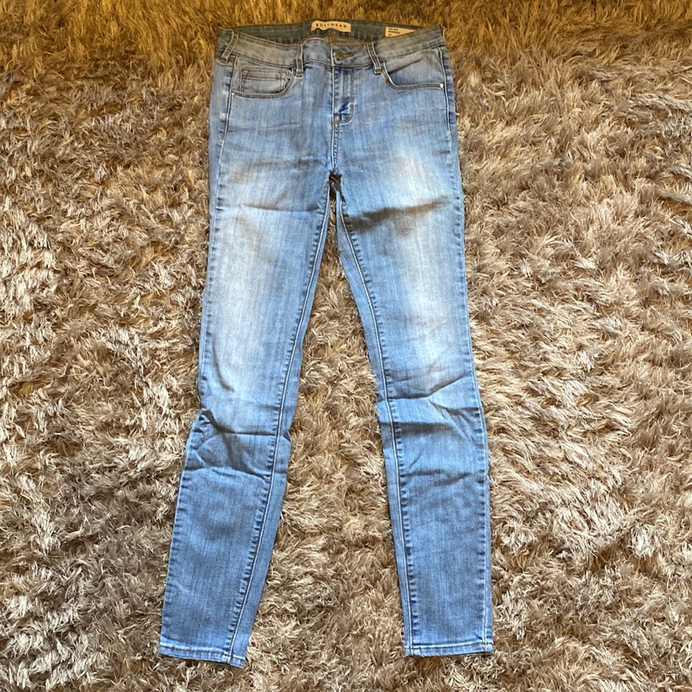 Bullhead mid rise skinniest jeans